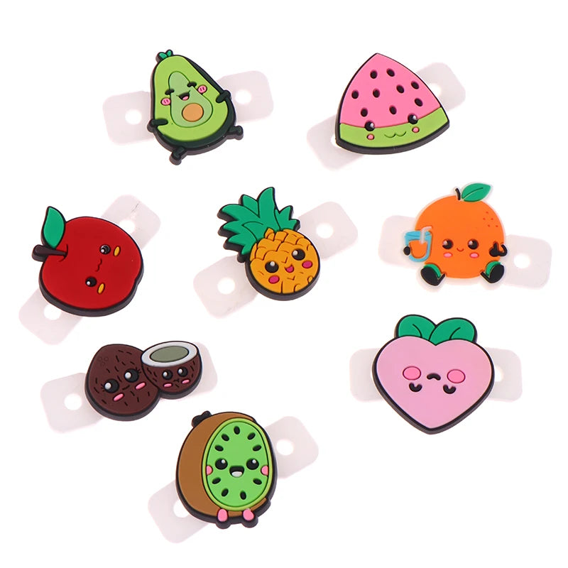 Lot Tennis Vibration Dampeners Accessories Cartoon Fruit Shape Racket Qme