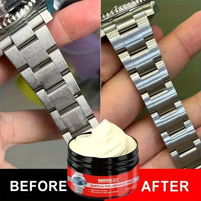 Instant Watch Polishing Paste - Metal Frame Renewal Cream, Strap and Screen Scratch Repair, Metal Jewelry Repair Qme