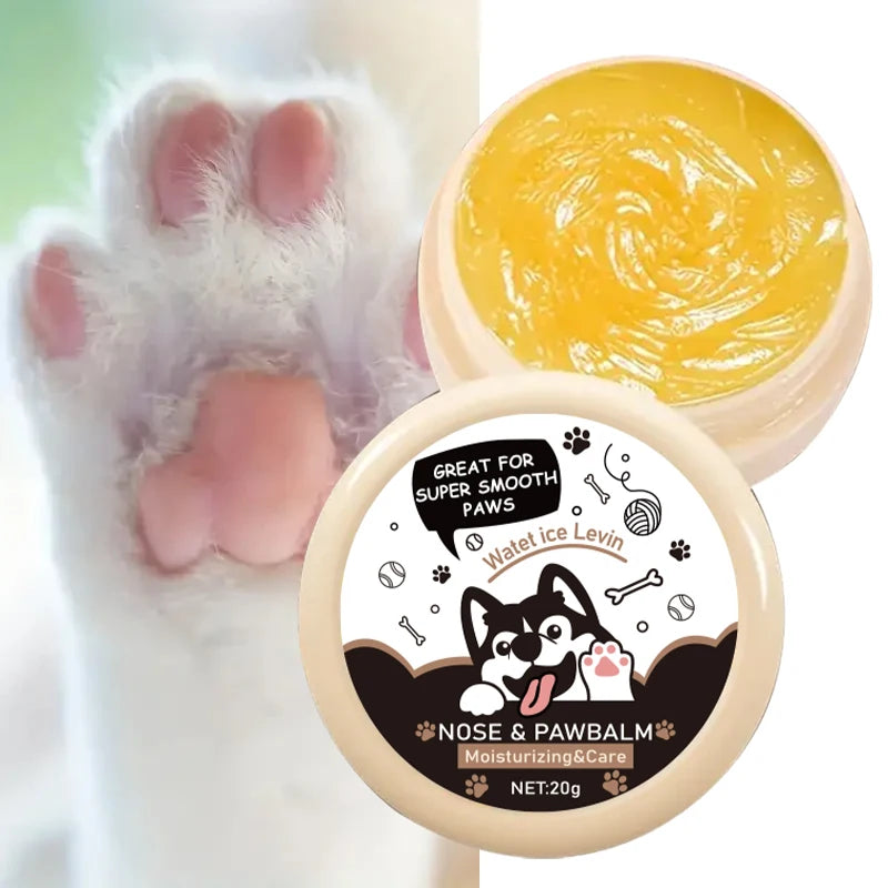20g Dog Nose and Paw Balm Dog Paw Cream Cats Dogs Paw Protector Cream Pet Feet Moisturizer Pet Crack Feet Repair Pet Accessories Qme Default Title