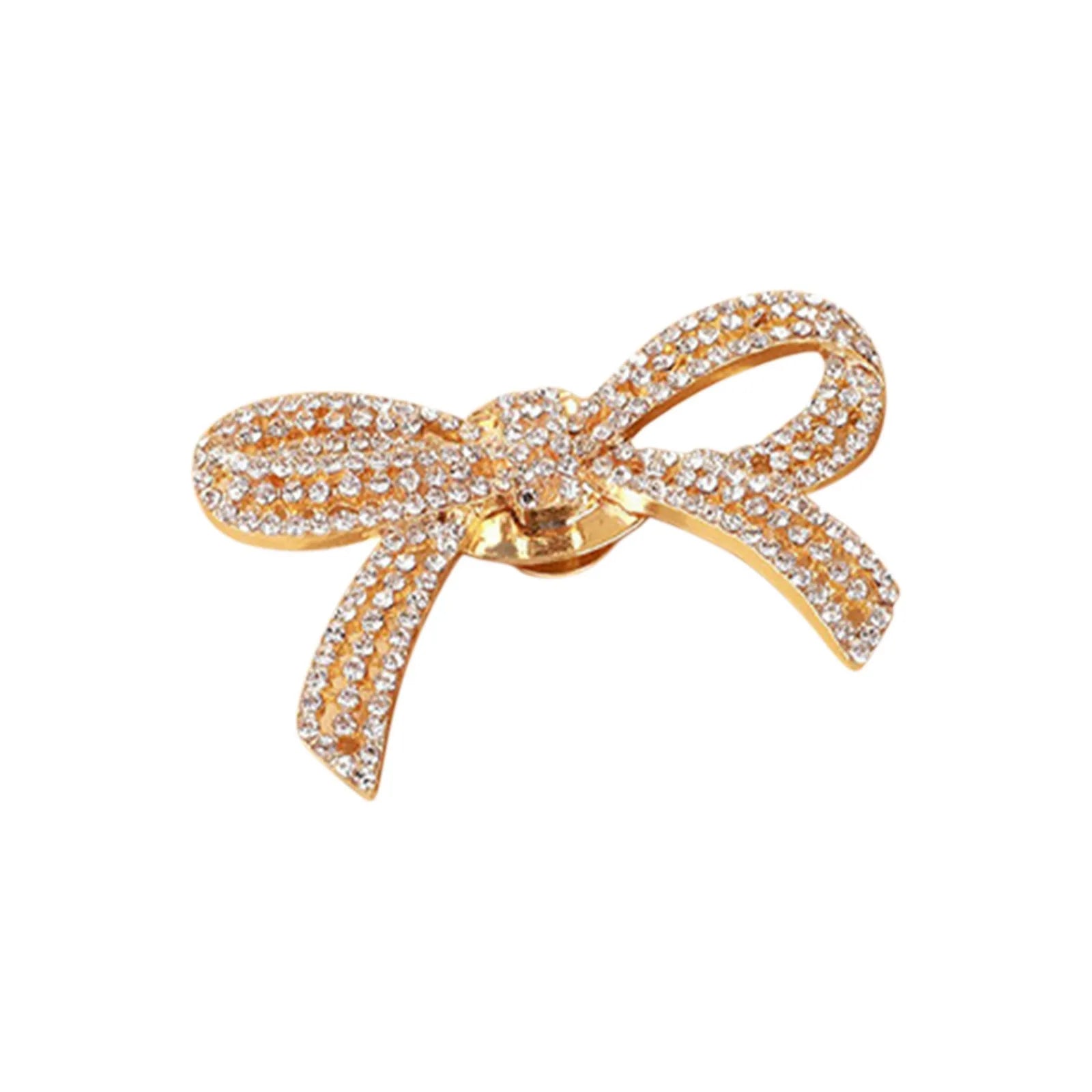 1PC Bowknot Detachable Rhinestone Shoe Buckle Shoe DIY Decoration Accessories High Heels Metal Decoration Buckle Qme