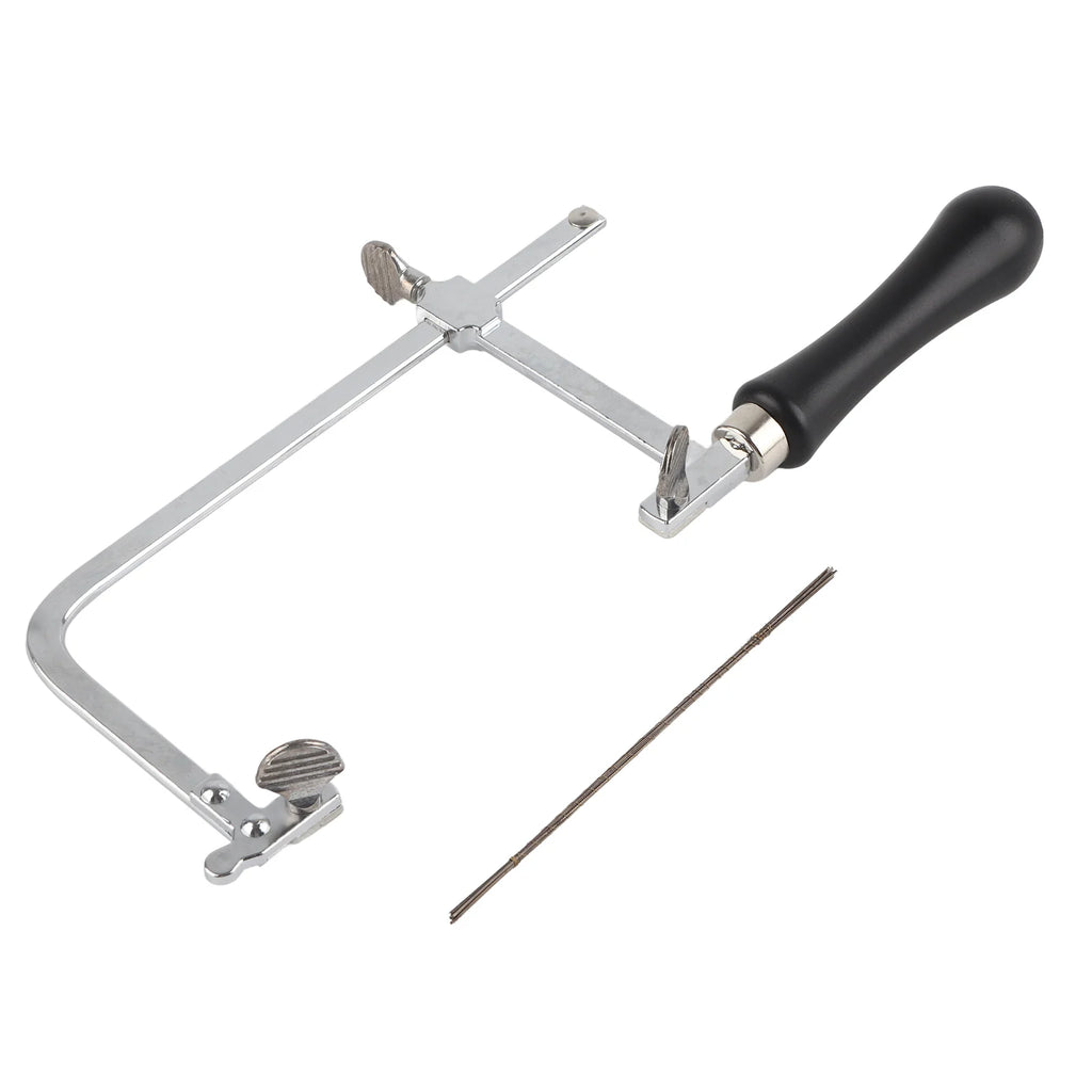 Adjustable Saw Tool Sawbow Adjustable Sawbow Ushape Hacksaw DIY Hand Tools Spiral Saw Blades for Jewelry Craft Saw Blades Qme Sawbow 12 Sawblades