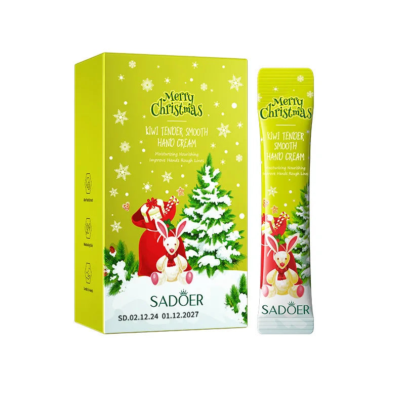 Fruit Moisturizing Hand Cream Christmas Soft Smooth Skin Improve Dry Qme Kiwi