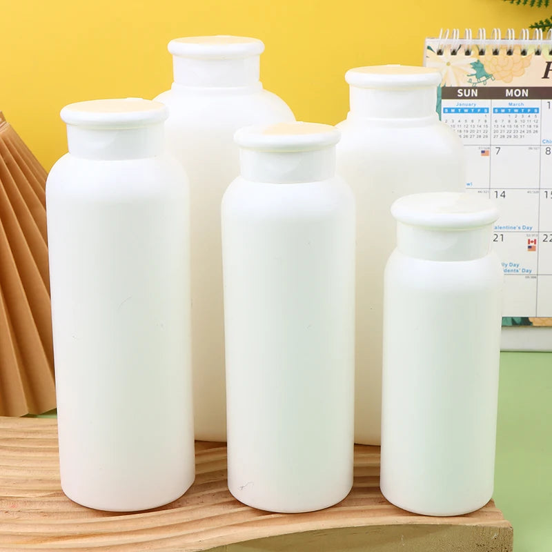 30 50 100 150 200 250 Refillable Talcum Powder Bottle Plastic Qme