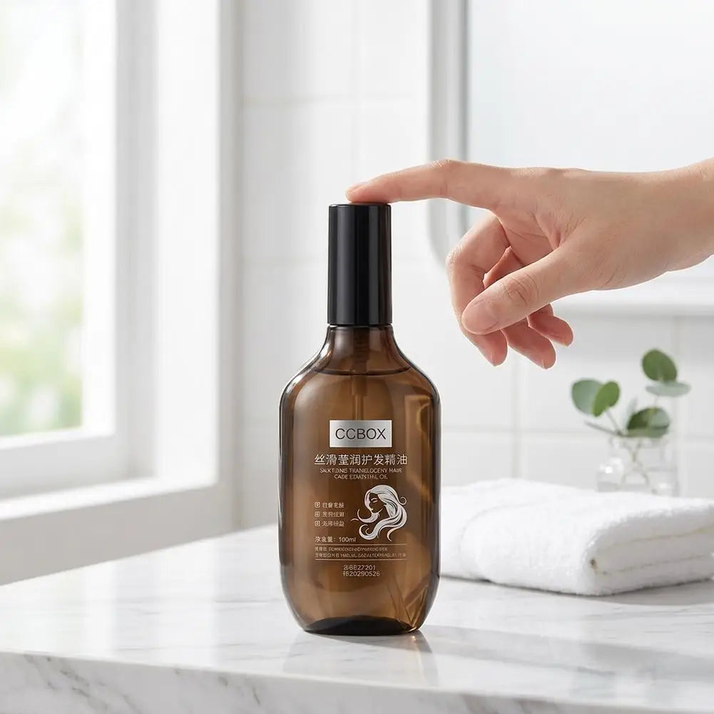 Nourishing Hair Oil Hair Serum Lightweight Hair Oil Mist For Split Ends, Frizzy Hair And Flyaways, Hair Oil Repair- Gloss Shine Qme