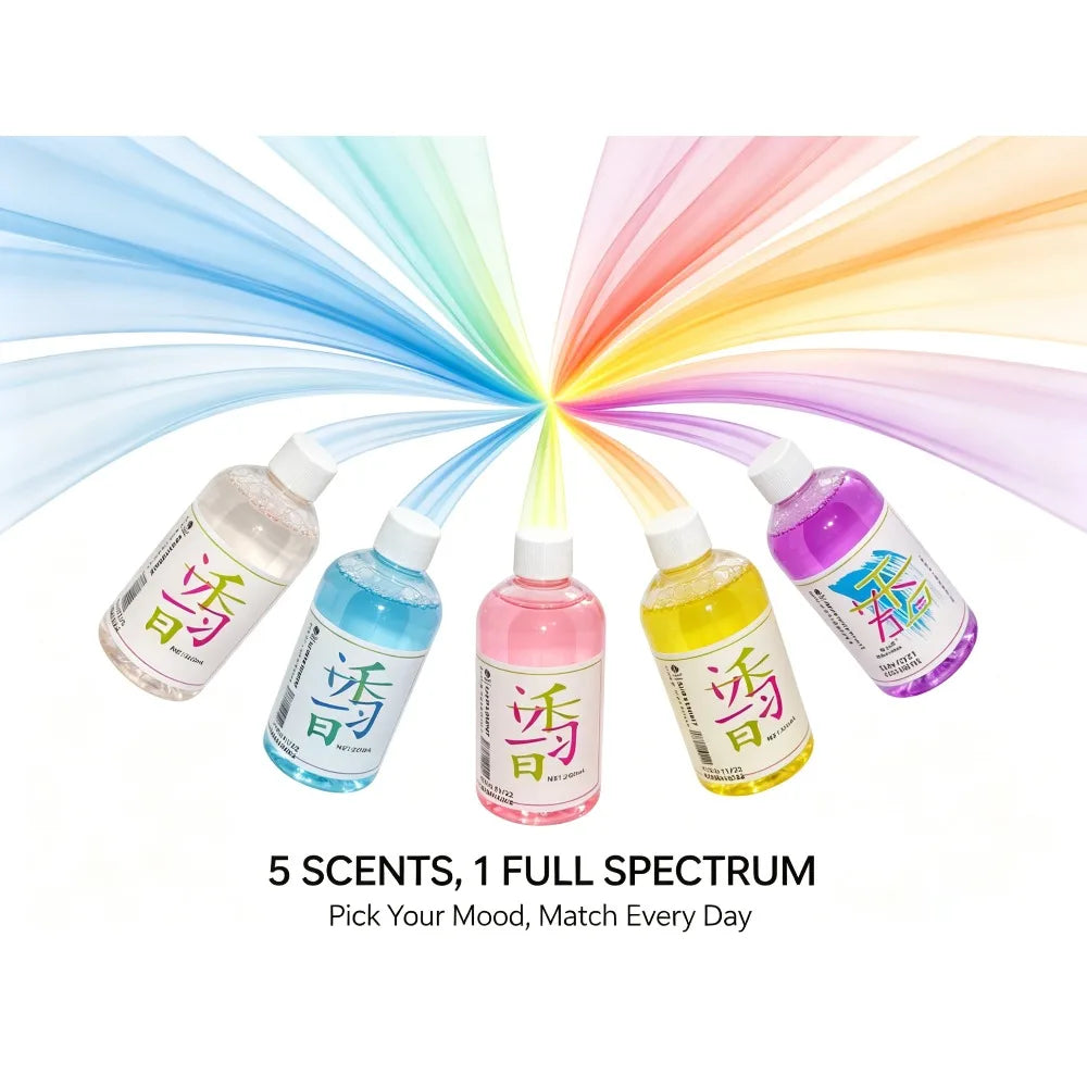 Car Aromatherapy Refill / Air Freshener Refill, 260ml Large Capacity, Multiple Natural Sweet and Fragrant Scents. Qme