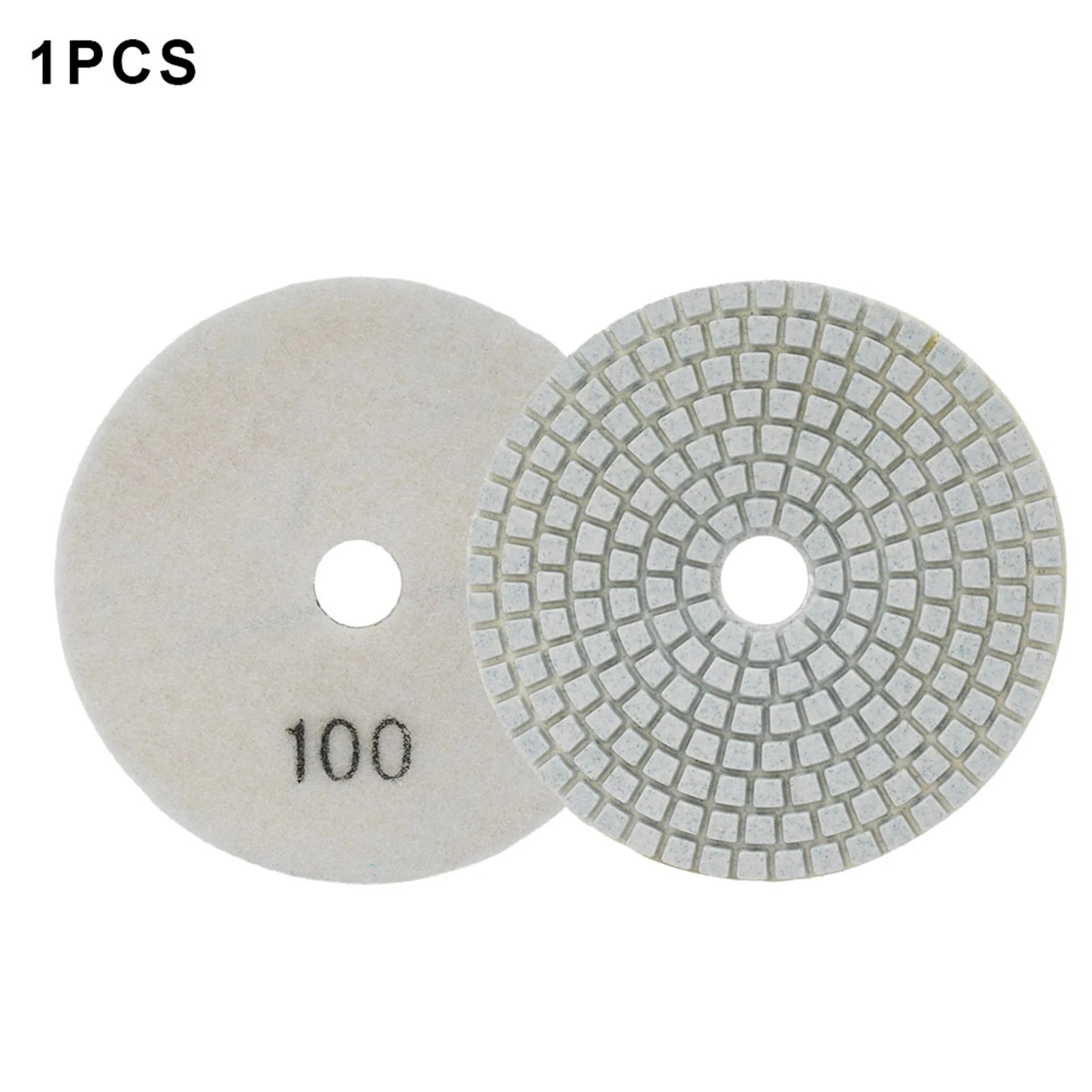 4 Inch 100mm Polishing Pads Wet/Dry For Granite Stone Concrete Marble Polishing Use Grinding Discs Pad Tools Qme 100grit