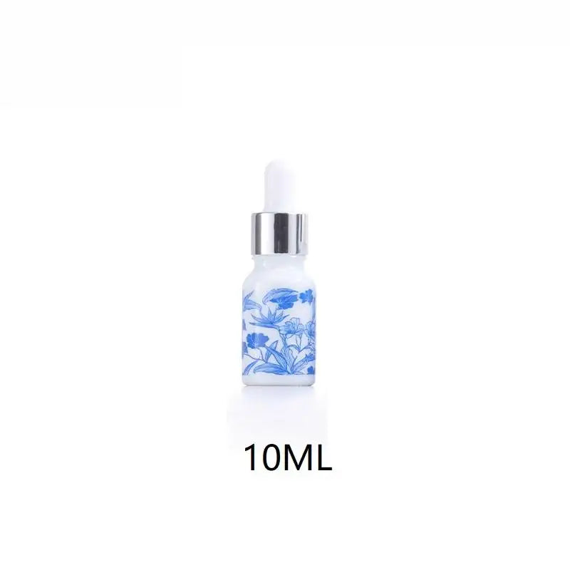 10 15 Ceramic Blue White Porcelain Essential Oil Dropper Bottles Qme 10ML