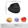 Strawberry Ice Cube Tray Silicone Moulds Candy Cake Cupcake Soap Qme one size Black