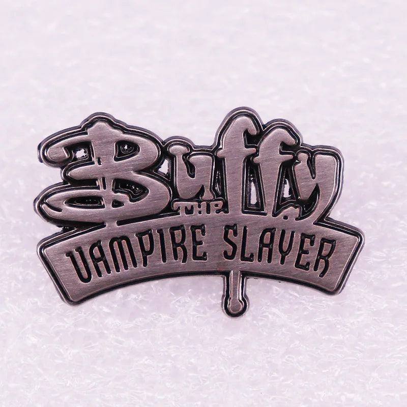 Classic Fantasy Film Vampire Hunters Enamel Pins Cross Book Backpack Shirt Lapel Metal Badge Jewelry Gift For Friends Wholesale Qme style 15