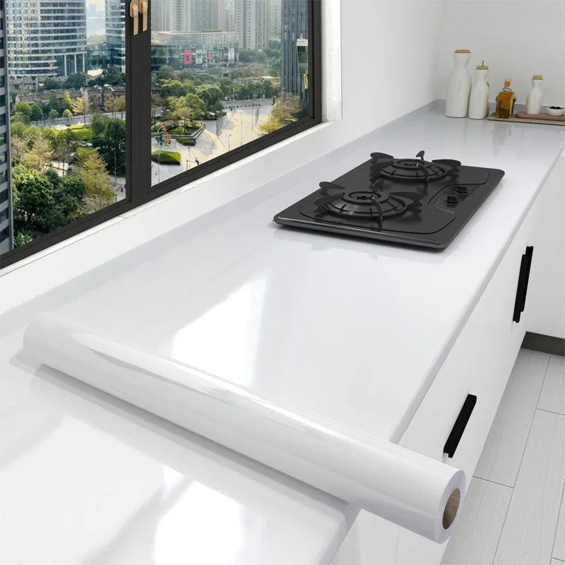 Kitchen Stickers Self-adhesive for Kitchen Special Accessories Waterproof Wallpaper Gas Stove Shield High Temperature Resistance Qme