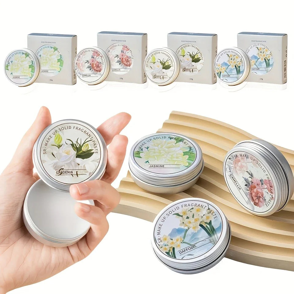 Portable Solid Balm Women Men Refreshing Lasting Fragrance Deodorant Qme