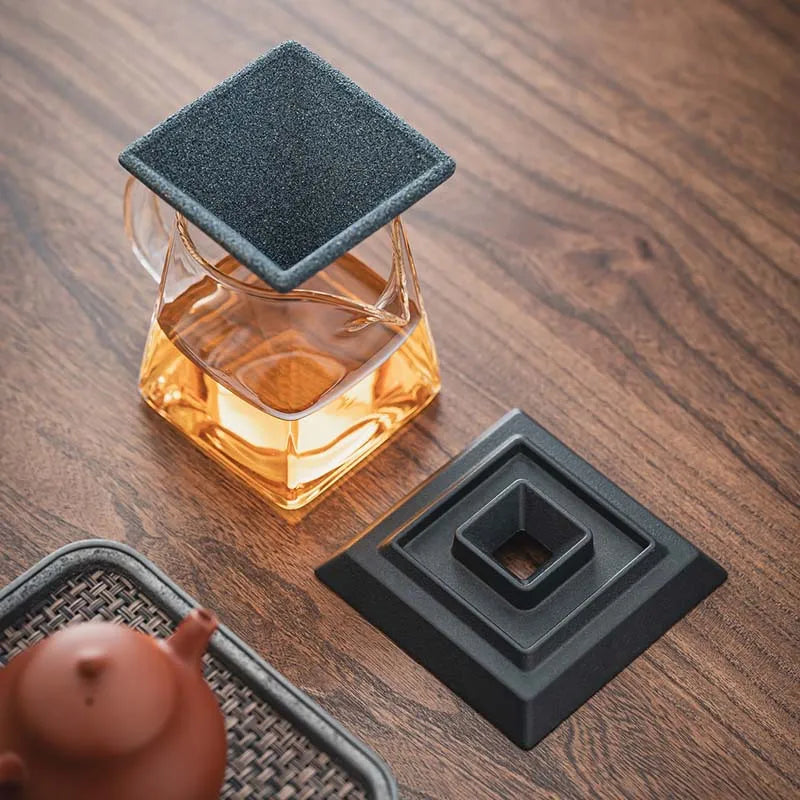 Porous-free Pyramid Tea Infuser Creative Personalized Strainer Coffee Qme