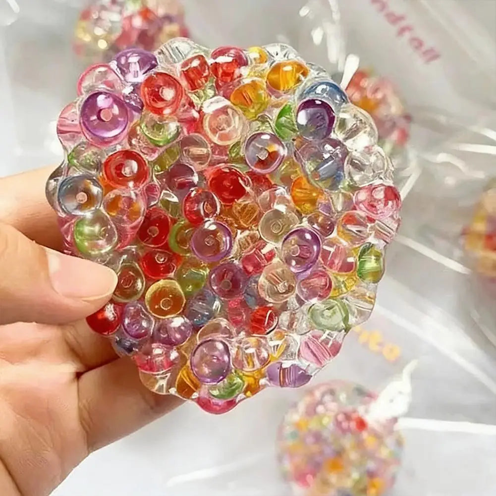 Handmade Ball Squishy Balls Ice Beads Squeeze Toy Fidget Toys Slow Qme