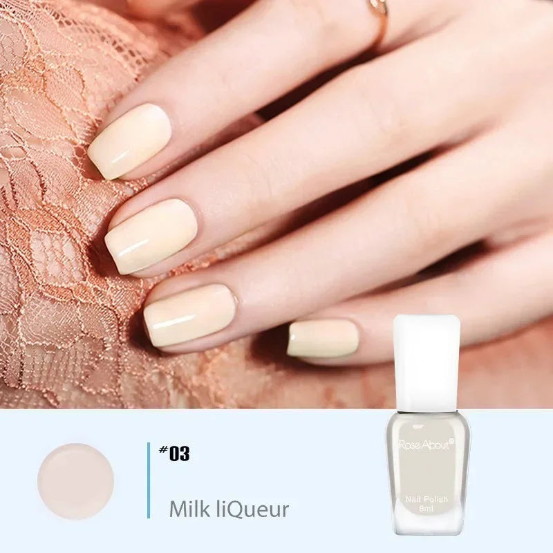 40 Colors Nail Gel No Bake Water-based Nail Polish Glitter Sequins Long-lasting Tearable Healthy Tearable Quick-drying Qme 03