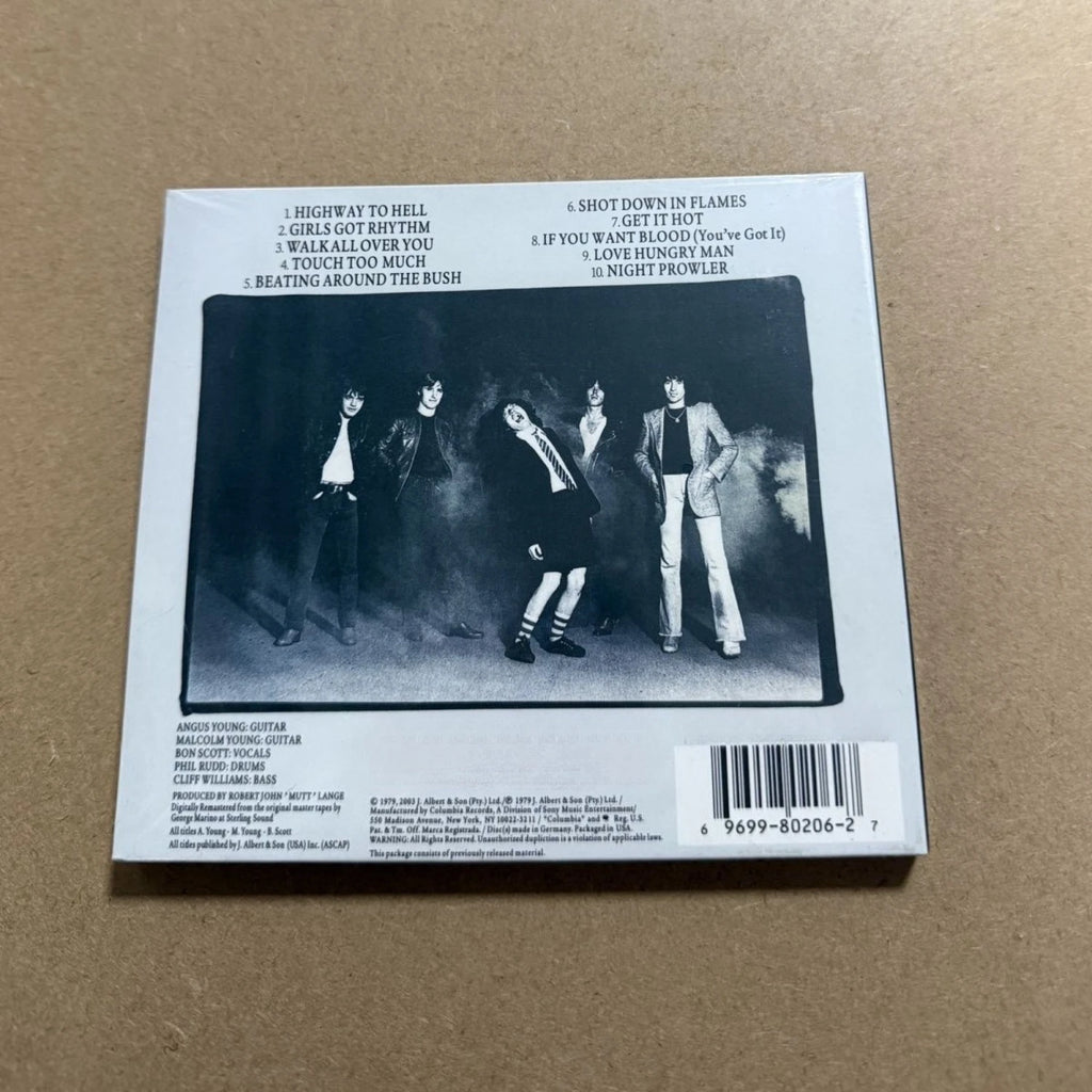 Vintage Hard Rock Digipak CD Set, Riff-Driven Rock Tracks for Audiophile Dynamic Test & Highway To Hell Rock Collection Qme