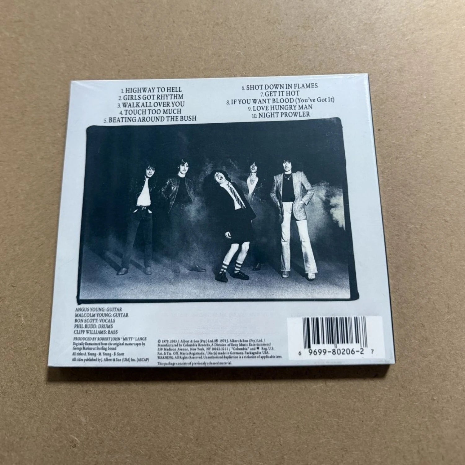 Vintage Hard Rock Digipak CD Set, Riff-Driven Rock Tracks for Audiophile Dynamic Test & Highway To Hell Rock Collection Qme