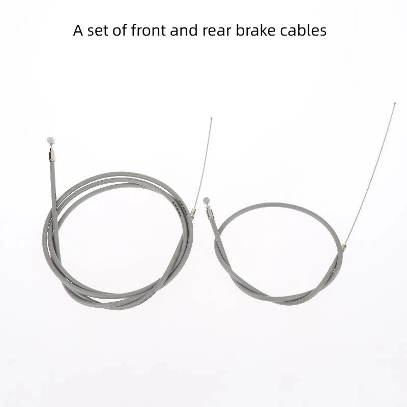 Bicycle Brake Cable Metal Wire Core Front Rear Tubes Locking Qme 1pair Gray