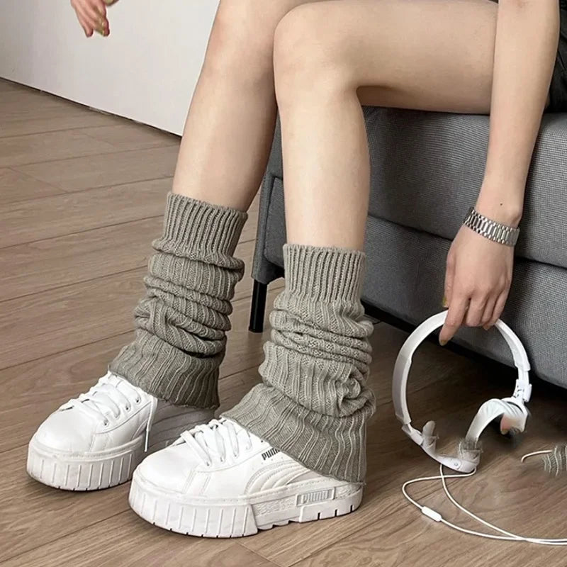 Cute Japanese Lolita JK Leg Warmers Women Ankle Warmer Girls Gothic Qme