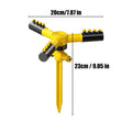 Garden Sprinkler Adjustable Spray Automatic Irrigation Water Nozzle Yard Sprinkler For Lawn For Watering Cleaning Outdoor Park Qme China Mainland Yellow