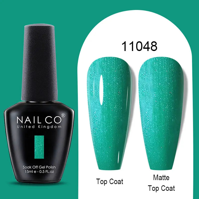 NAILCO Winter Red Gel Nail Polish Semi Permanent Soak Off Varnishes