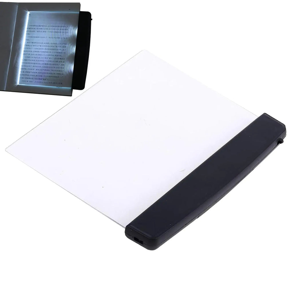 1Pc Creative LED Flat Panel Night Vision Reading Light Eye Protection Reading Light Student Night Light LED Book Eye Care Lights Qme