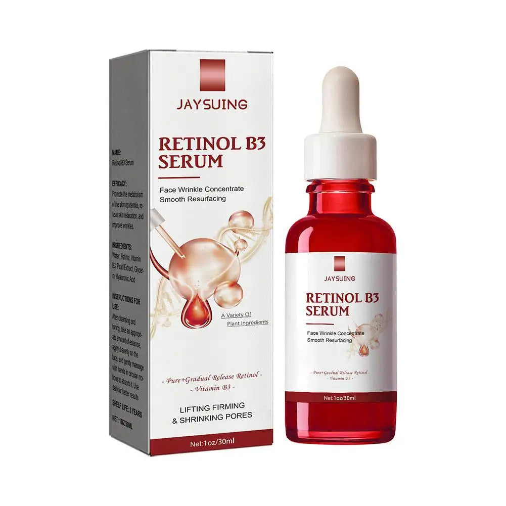 B3 Retinol Serum For Face With Hyaluronic Acid Minimize Wrinkles, Fine Lines Face Serum Instant Firming Lifting Liquid Skin Care Qme 30ML-A CN
