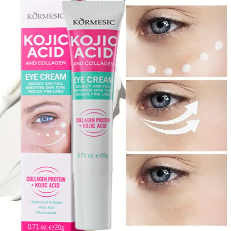 Instant Eye Bag Removal Cream Collagen Anti-Wrinkle Firming Skin Fade Fine Lines Anti Dark Circle Puffiness Brighten Eye Care Qme 1pc