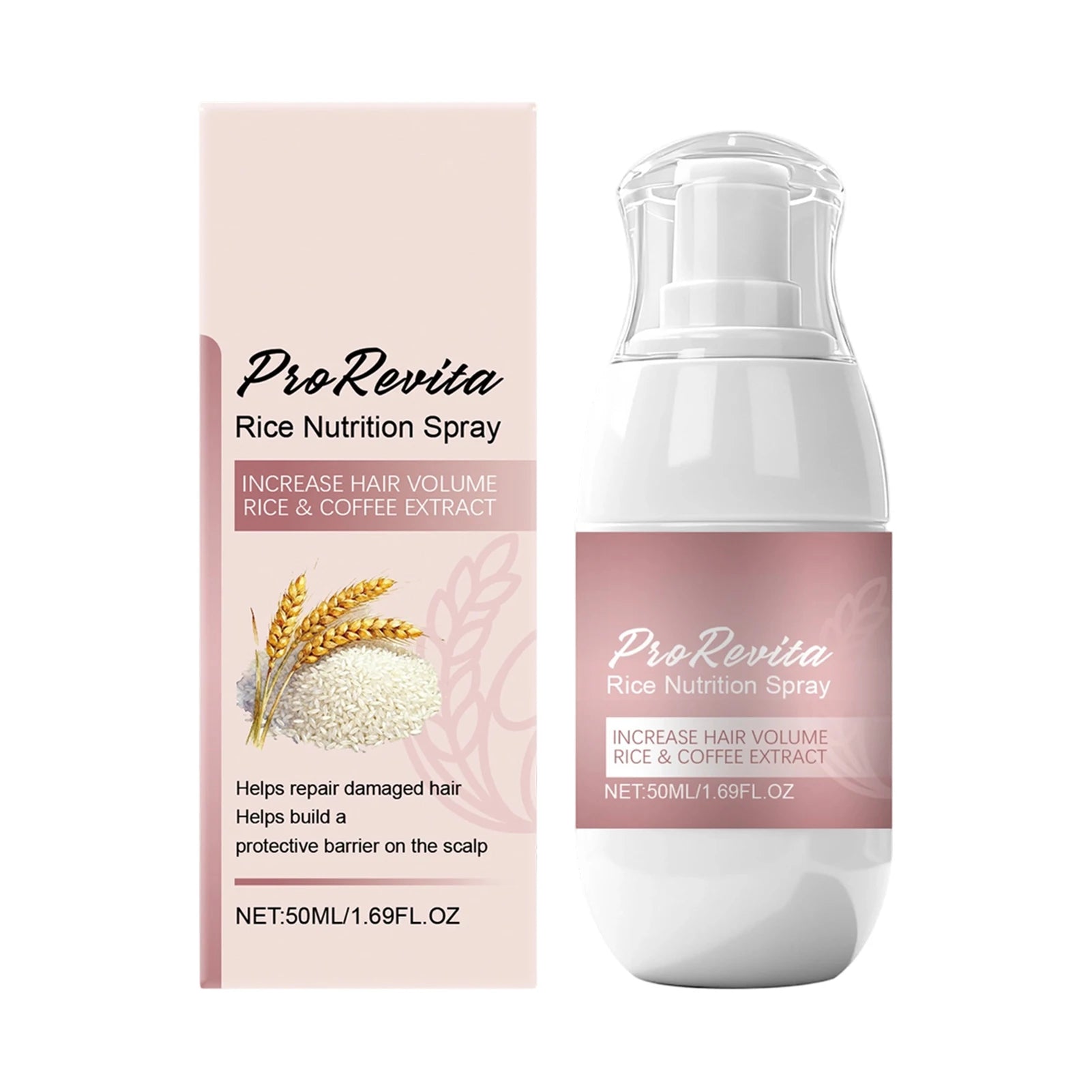 Rice Water Spray Hair Essence Dry Damaged Frizzy Care Nourishes Qme 02 China Mainland