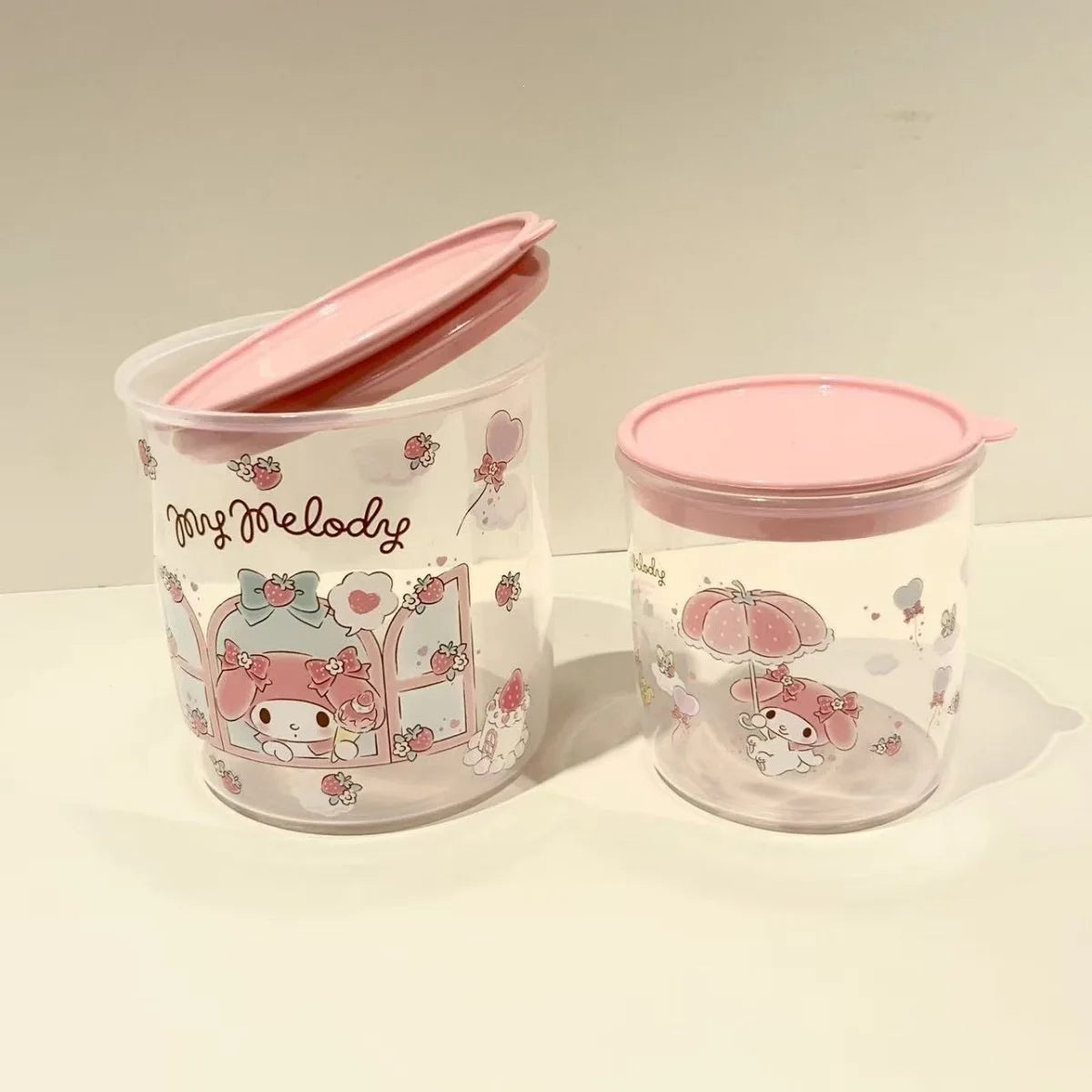 Hello Kitty Kuromi Food Storage Container Formula Can Tea and Baby Food Storage Container Snack and Whole Grain Can Qme 1