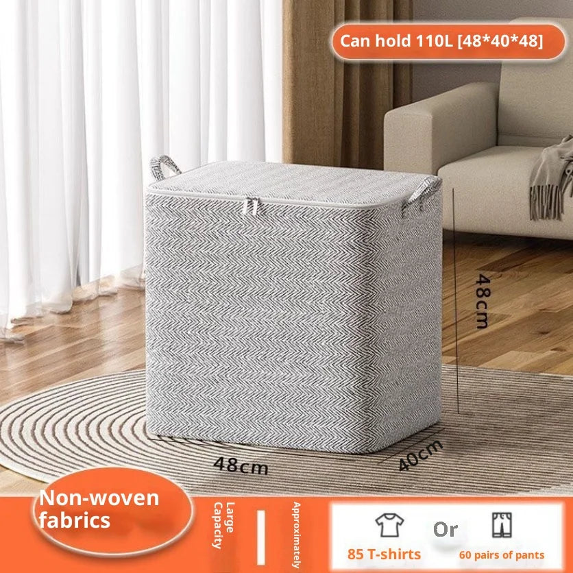 Big Clothes Storage Box Cover Large Laundry Basket Organizer Bag Baby Qme A 110ML