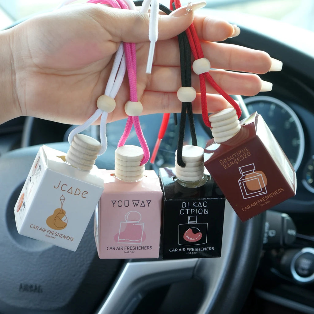 Hanging Rope Car Perfume Fragrance Remove Odor Lasting Scent Special Qme 4pcs