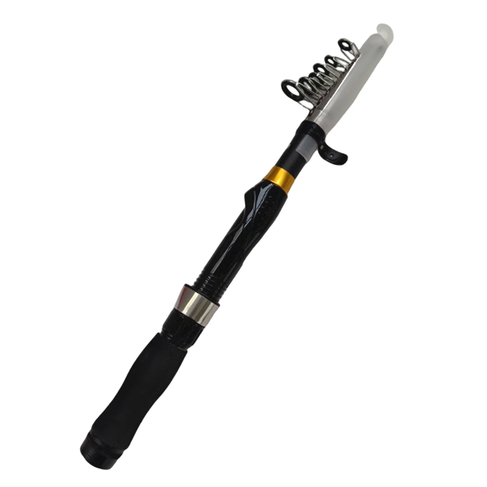 Portable Collapsible Fishing Pole Lightweight and Compact Design Portable Angling Pole Super Short for Saltwater and Freshwater Qme 1.7m