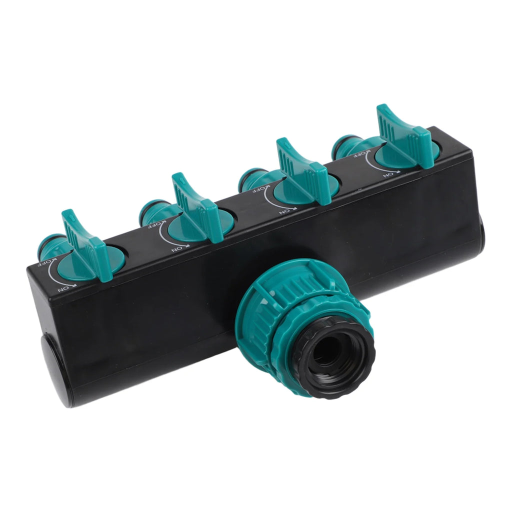 4-Way Water Hose Splitter Faucet Connector Garden Hose Pipe Splitter Garden Irrigation Fittings For Lawn Irrigation Qme