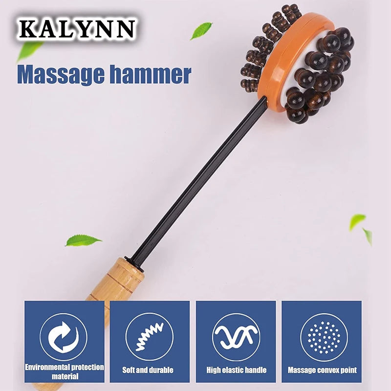 Handheld Massage Hammer Meridians Back Knock Leg Relaxing Massager Qme