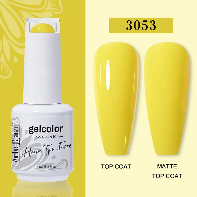 Arte Clavo Summer Nails Tip Candy Series Jelly Gel Nail Polish Blue