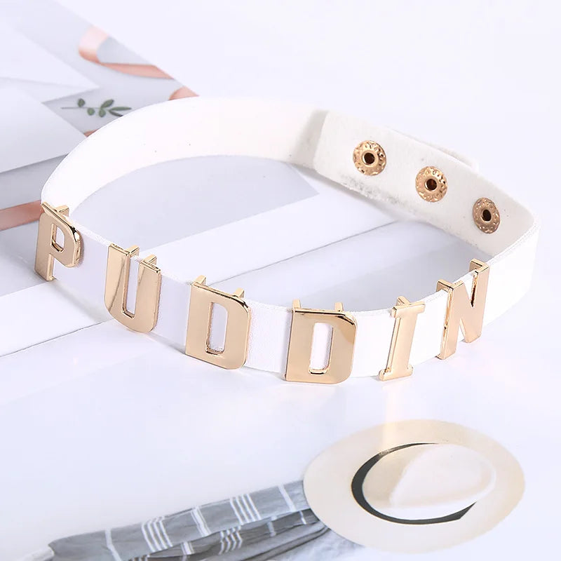 Horrror Movie Leather Puddin Choker Cosplay Collar Fashion Cool Halloween Party Suicide Squad Custume Accessory Necklace Jewelry Qme A CN