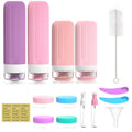 Leak Proof Travel Bottle Silicone Toiletries Containers Portable Qme A 16Pcs Silicone