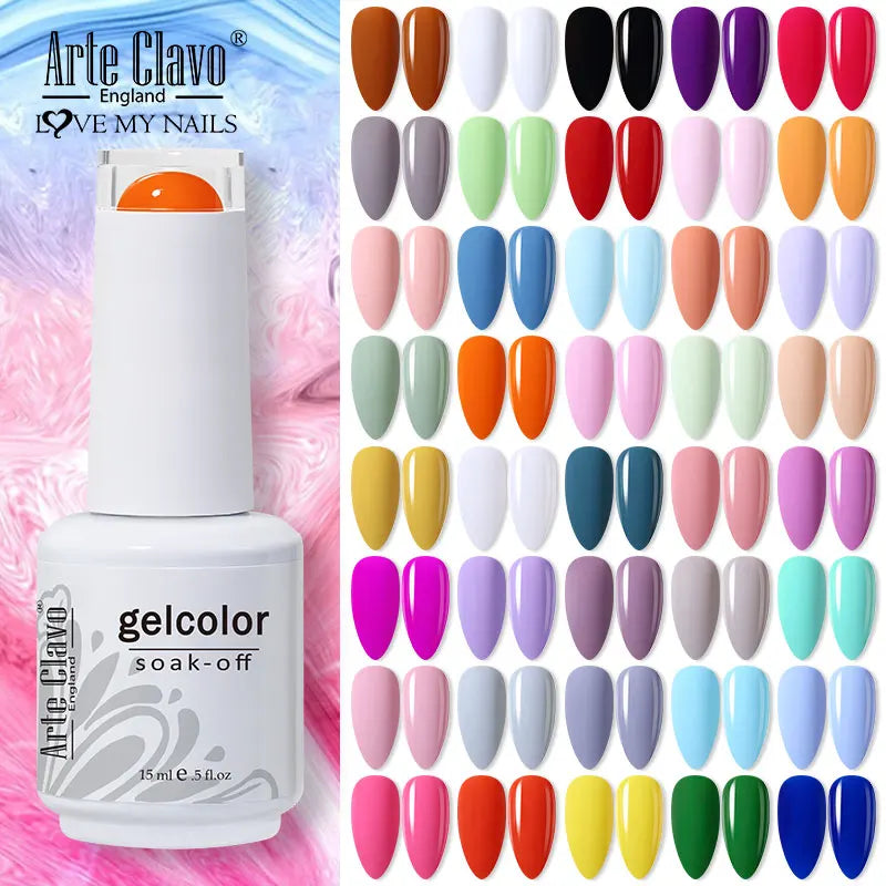 Arte Clavo Gel Polish Nail Supplies Professionals Art Semi Permanent Qme
