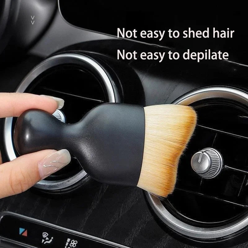 Factory Price Custom Logo Soft Portable Car Cleaning Brush Nylon Tool Qme