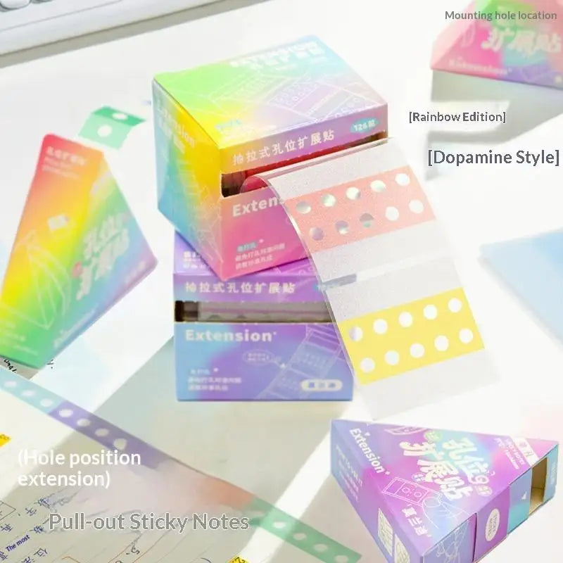 Pearl Hole Expansion Reinforcement Stickers Self-adhesive Durable Qme