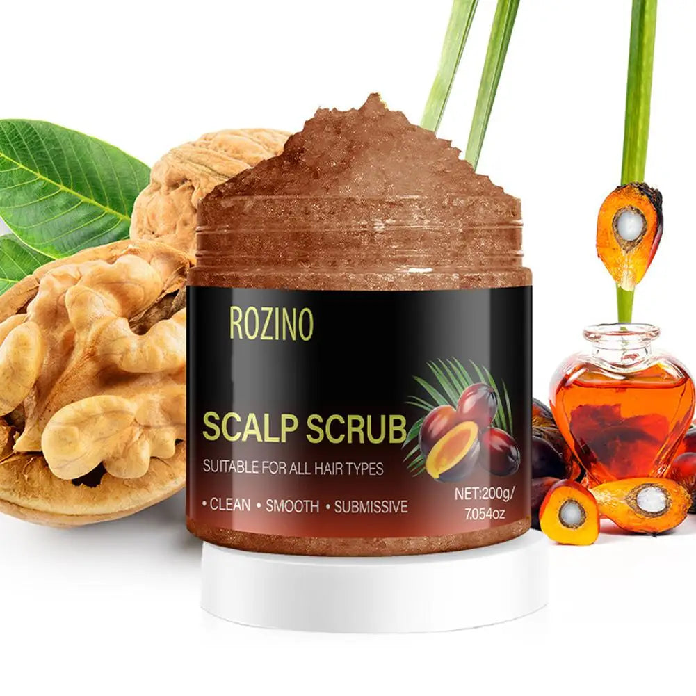 Scalp Scrub Deep Cleansing Hair Scrub For All Hair Types,Exfoliating Scalp Exfoliator For Oily Scalp Smooth & Soften Qme