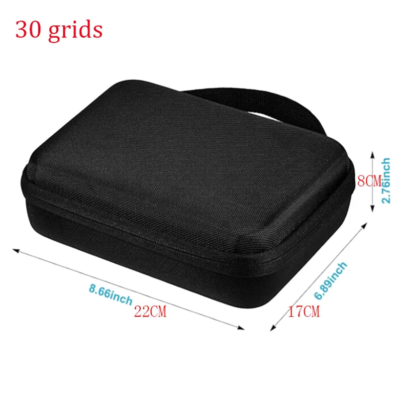 Refrigerator Storage Box Mesh Bag Organizing Small Injection Vials Qme
