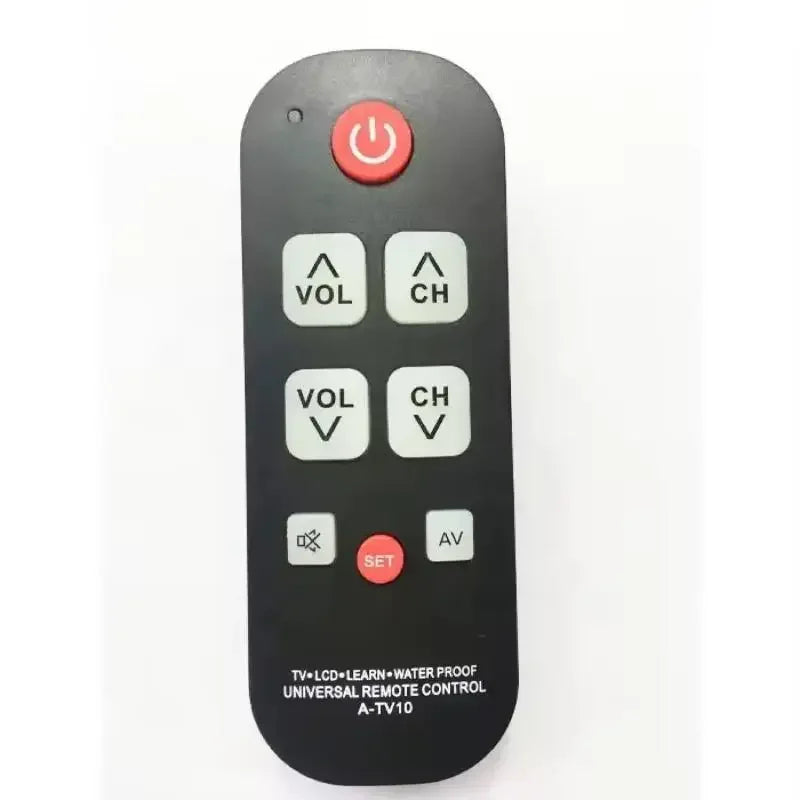 A-TV10 TV Remote Universal Controller Simple Waterproof Control LED Qme Default Title