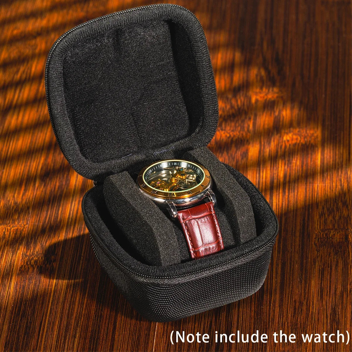 Watch Box Organizer Watch Travel Case Portable Storage Watch Display Holder for Wristwatches and Smart Watches Men Women gift Qme 1 Slot