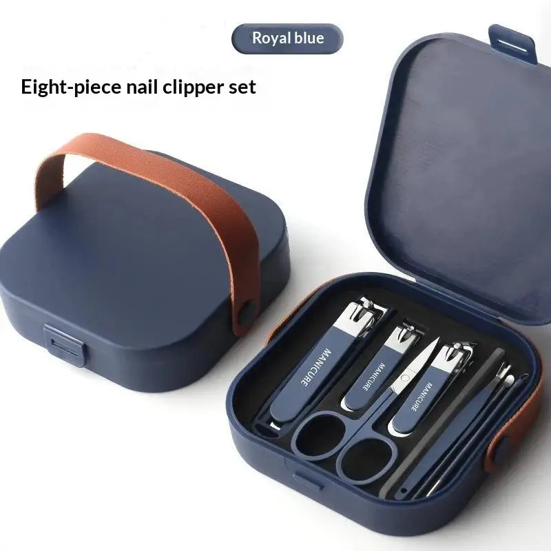 5 Lightweight Anti Splash Nail Clipper Handheld Scissors Storage Case Qme A4