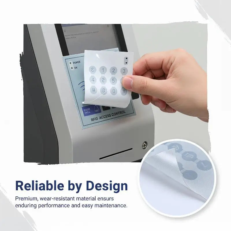 Keypad Mask Panel Coating IC ID Access Control System Device Machine Qme Default Title