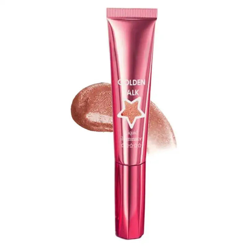 Liquid Shimmer Face Blusher Smooth Cheek Eye Lip Blush Highlighter Qme