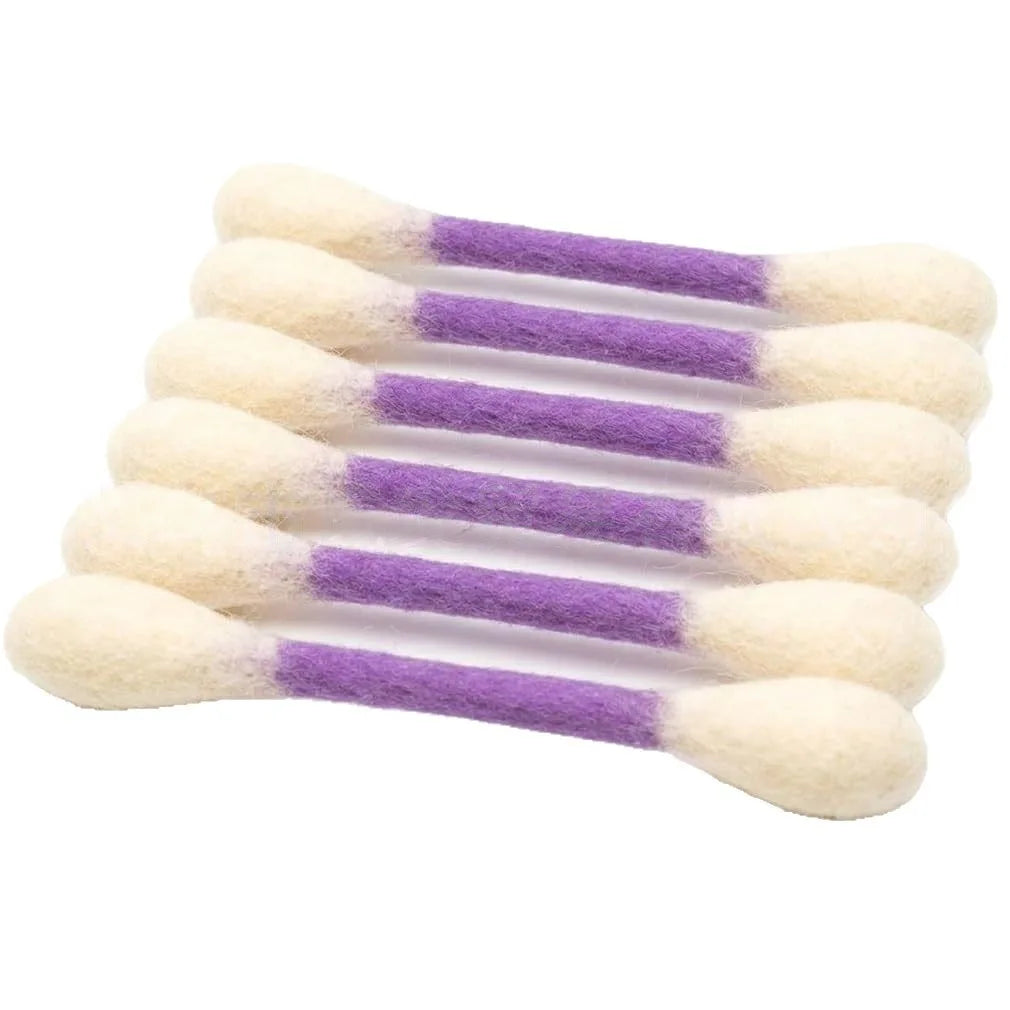 6/12PCS Cotton Swab Shaped Catnip Toy Durable Kitten Teeth Grinding Pet Interactive Chewing Play Accessory Qme B-6