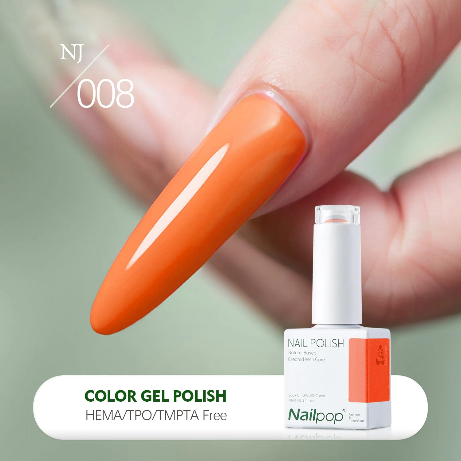Nailpop Summer Dopamine Gel Polish 20 Colors 8 12 Builder Nail Art Qme NJ-008 10ml