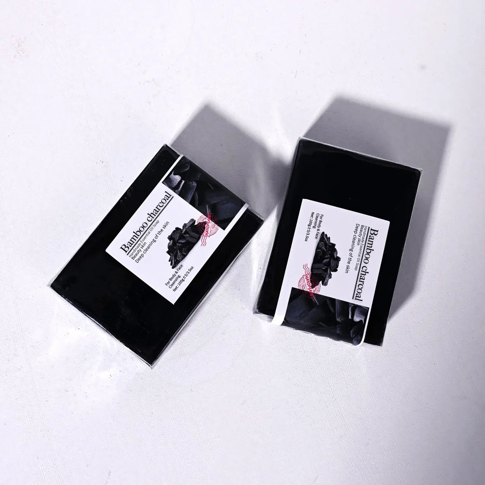Bamboo Charcoal Soap Natural Organic Activated Private Label Handmade Qme